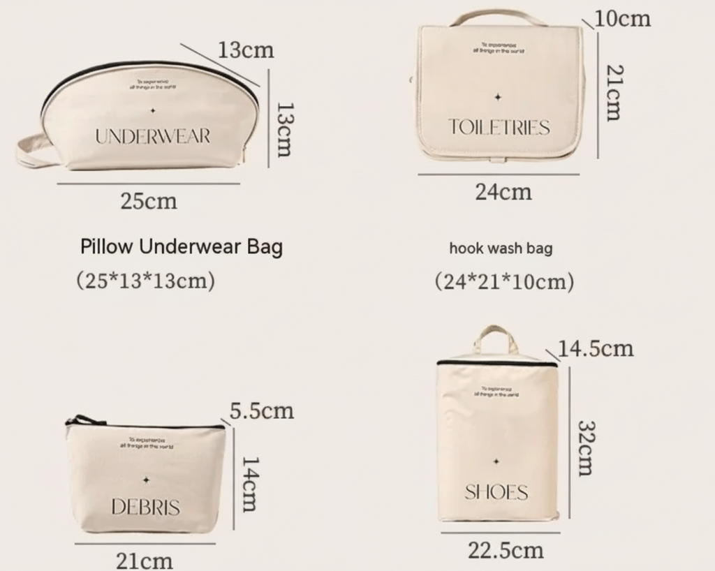 Luxury Travel Packing Set